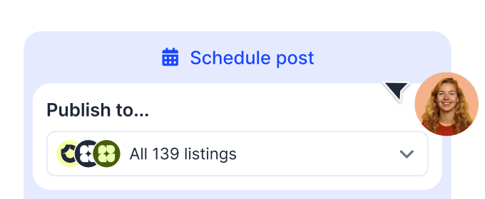 Herramienta de programación de posts de Google Business Profile de Localith